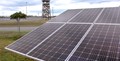 Solar panels at VADOC facility.